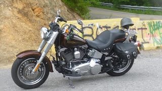 2009 HarleyDavidson FLSTF Fatboy Review Vance amp Hines and Thundermax [upl. by Wynn]