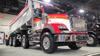 2022 International HX620 Dump Truck Bibeau Body [upl. by Sterne]