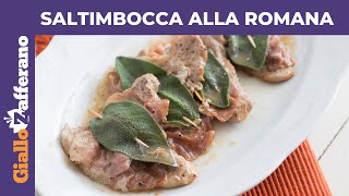 SALTIMBOCCA ALLA ROMANA FACILI E VELOCI [upl. by Ellerrehs818]