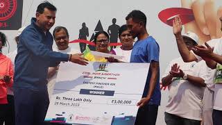 COAL INDIA MARATHON 2023  BIRSA MUNDA STADIUM  PRIZE DISTRIBUTION 3 LAKS WIN ARJUN TUDU [upl. by Janaya]