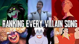 Ranking Every Disney Villain Song [upl. by Aneehsat]