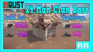 Rust 24 Man Clan Base Design [upl. by Hammond499]