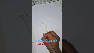 How to Draw a gamla 🙏🙏 फ़ूलों का गुलदस्ता कैसे बनाएं drawing youtubeshorts shorts [upl. by Ariom]