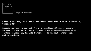 Daniele Barbaro “I Dieci Libri dell’Architettura di M Vitruvio” Venezia 1556 [upl. by Randal]