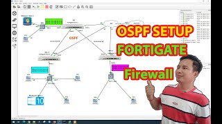 ospf configuration step by step [upl. by Lezah]