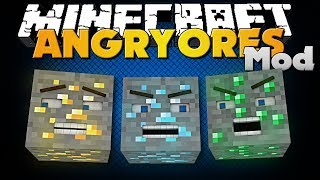 Minecraft Mod  Angry Ores Mod  New Items Dimension and Boss [upl. by Addie]