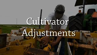 Cultivator Adjustments  Organic Weed Control [upl. by Macswan747]