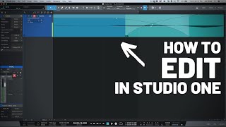 How to Edit Audio in Studio One  PreSonus [upl. by Tsew]