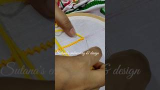 Most trending basic hand embroidery stitch shortvideo ytshorts shorts [upl. by Einna]