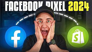 How to connect Facebook Pixel to Shopify 2024 Beginner Method [upl. by Klute]