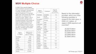 GMAT Integrated Reasoning  MultiSource Reasoning Problems [upl. by Peers]