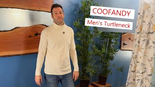 Coofandy Mens Turtleneck stretchy and lightweight turtlenecksweater mensclothing coofandy [upl. by Hermosa]