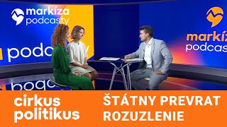 Rozuzlenie štátneho prevratu  investigatívne novinárky  Adel Ghannam  Podcast Cirkus politikus [upl. by Ydieh]