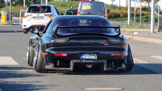 Mazda RX7 Compilation  Accelerations Flames Turbo Sounds [upl. by Pierrette]