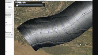 Ultimate Fishing Kayak  Side Imaging Sonar footage in Google Earth [upl. by Lil]