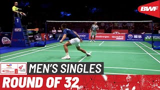 BWF World Championships 2023  Viktor Axelsen DEN 1 vs Christo Popov FRA  R32 [upl. by Zoltai]