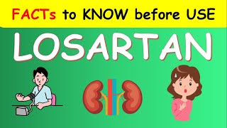 Losartan potassium 50 mg  What You should KNOW before Use [upl. by Ecidna198]