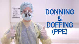 NEW COVID19 Protocols for Dentists Donning amp Doffing PPE [upl. by Aivatal]