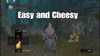 Dark Souls Remastered  Knight Lautrec at Firelink Shrine Easy Cheesey way [upl. by Nadaha]