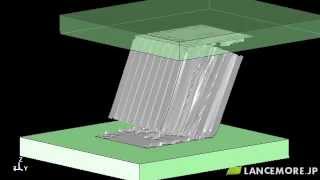 LSDYNA Sample Model No145 Shear Analysis [upl. by Atteynot281]