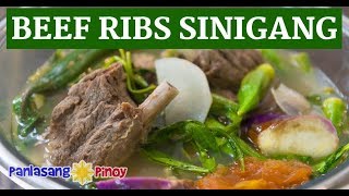 How to Cook Beef Ribs Sinigang Beef Soup or Sinigang na Baka [upl. by Scever]