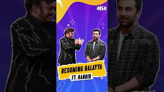 Becoming Balayya Ft Ranbir Kapoor🔥  Animal Team  UnstoppableWithNBK Episode Streaming tonight [upl. by Faus]