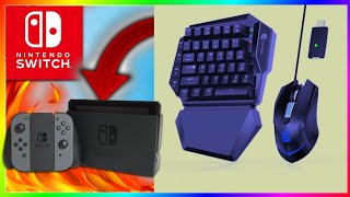 Comment FONCTIONNE le CLAVIER SOURIS Nintendo Switch [upl. by Nauqaj355]