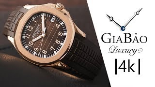 Review trên tay đồng hồ Patek Philippe Aquanaut Jumbo 5167R và 5167A với biệt danh Tiểu Nautilus [upl. by Godden]