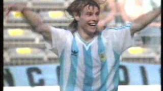 Gol de Caniggia a Brasil en tve Italia´90 [upl. by Pozzy]