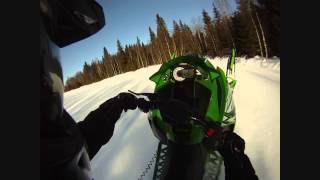 Arctic Cat 2014 ZR 8000 RR wheelie test [upl. by Chloe]