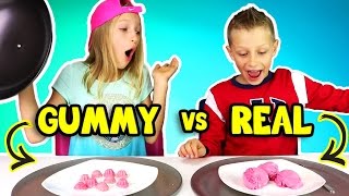 GUMMY vs REAL FOOD 3 [upl. by Ettigirb]