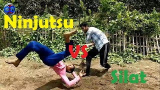 Ninjutsu VS Silat Selfdefense For Street Fight [upl. by Akinorev]