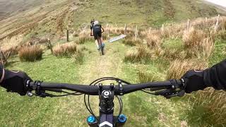 Cadair Idris Full Descent on a Mountain Bike [upl. by Vescuso]