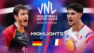 🇩🇪 GER vs 🇫🇷 FRA  Highlights  Week 3  Mens VNL 2024 [upl. by Lizned985]