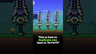 How to duplicate any item in Terraria 1449 All platforms terraria [upl. by Morley]