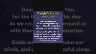 TONIGHTS PRAYER [upl. by Erlandson]