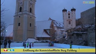 Eröffnung der Eislaufbahn Stadt Parsberg  17122017 [upl. by Keemahs]