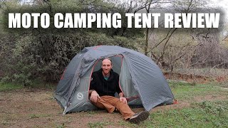 Big Agnes Copper Spur HV UL2 Tent Review For Moto Camping [upl. by Kaliski]