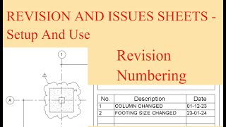 Revision and issued sheets  setup and use [upl. by Biddick]