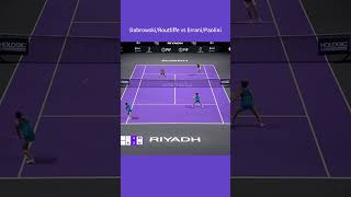 WTA Finals 2024 Doubles R1 DabrowskiRoutliffe vs ErraniPaolini 4 wta highlights tennis [upl. by Enitsirhk737]