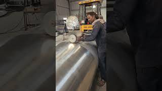 stainless steel outer polishing stainlesssteelworks tanker [upl. by Abixah94]