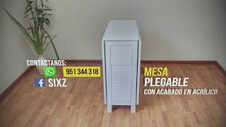 MESA PLEGABLE MINIMALISTA [upl. by Ecnerrat]