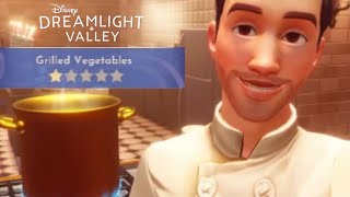 How to make Grilled Vegetables Recipe  Disney Dreamlight Valley [upl. by Anirahtak221]