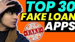 Top 30 Fake Loan Apps 7 Days Loan App 7daysloanapp fakeloanapp loanapp [upl. by Cyprio136]