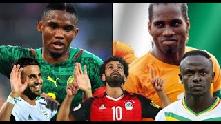 Samuel Etoo 2e Didier Drogba Classement des 5 meilleurs buteurs africains de tout les temps [upl. by Cissiee607]