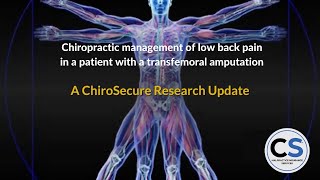 Chiropractic management of low back pain in a patient with a transfemoral amputation [upl. by Bee]