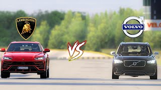 URUS vs VOLVO XC60  DRAG RACE dragrace lamborghini volvo assettocorsa racinggames racing [upl. by Even]