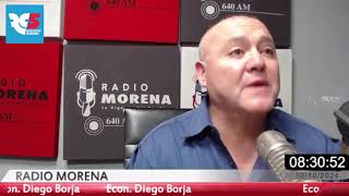 DiegoEnMedios  Entrevista a Diego Borja en Radio Morena 640 AM [upl. by Hanae]