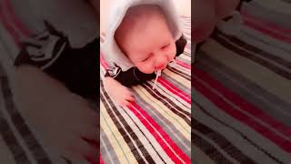 teri meri gallasongAnayathree months cute baby 🥰🥰activity Ayraabaan [upl. by Arta227]