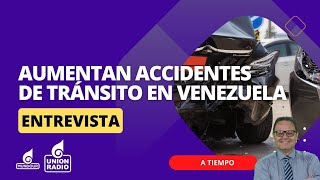 Incremento de accidentes de tránsito en Venezuela  A Tiempo [upl. by Ennalyrehc]